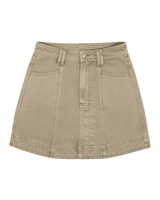 Clare Denim Mini Skirt - Olive