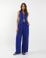 Nicola Sleeveless Top - Cobalt Blue