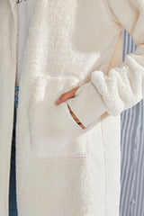 Alba Hooded Teddy Bear Jacket - Deep Red - Go - Dolly