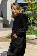 Alba Hooded Teddy Bear Jacket - Deep Red - Go - Dolly