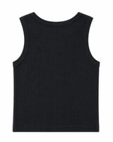 Alba Ribbed Tank - Black - Go-Dolly