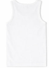 Alba Ribbed Tank - White - Go - Dolly