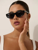 Bailey Angular Sunglasses - Black - Go - Dolly
