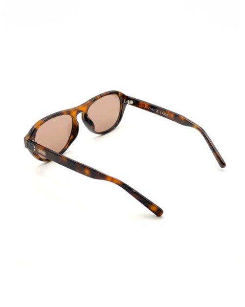 Blanc Round Frame Sunglasses - Dark Tort - Go - Dolly