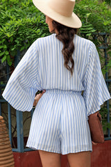 Clara Striped Playsuit