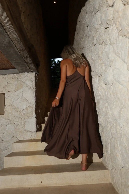 Camilla Maxi Dress - Coconut Husk - Go - Dolly
