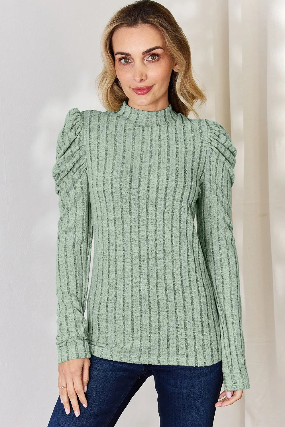Charli Long Sleeve Top - Rust - Go-Dolly