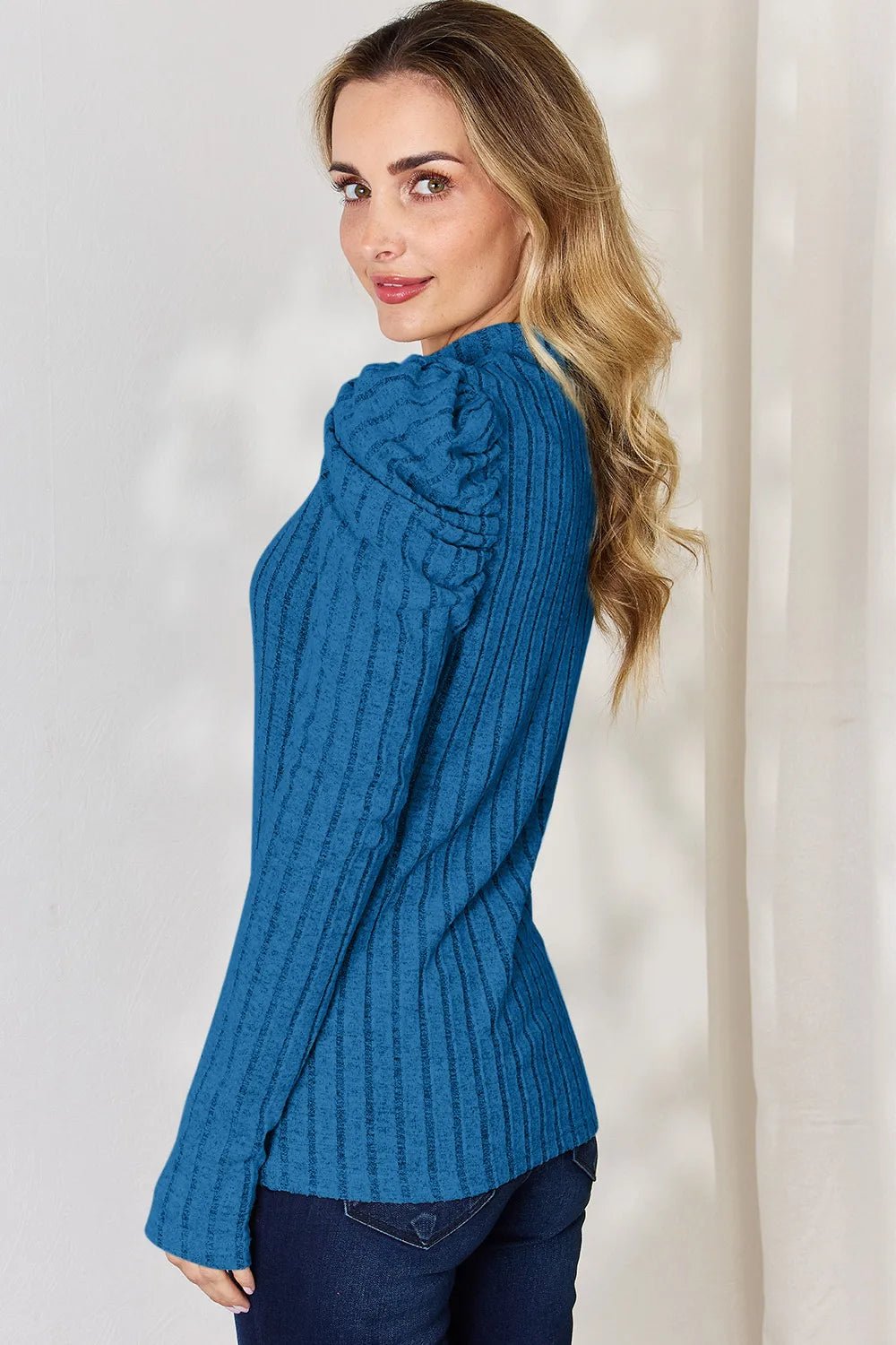 Charli Long Sleeve Top - Rust - Go-Dolly