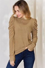 Charli Long Sleeve Top - Rust - Go-Dolly