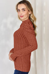 Charli Long Sleeve Top - Rust - Go-Dolly