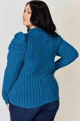 Charli Long Sleeve Top - Rust - Go-Dolly