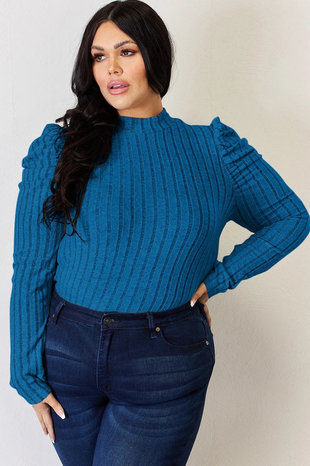 Charli Long Sleeve Top - Rust - Go-Dolly