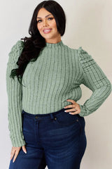 Charli Long Sleeve Top - Rust - Go-Dolly