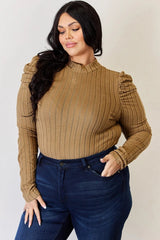 Charli Long Sleeve Top - Rust - Go-Dolly