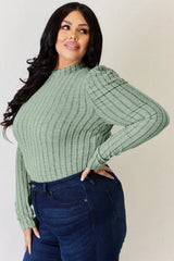 Charli Long Sleeve Top - Rust - Go-Dolly