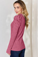 Charli Long Sleeve Top - Rust - Go-Dolly