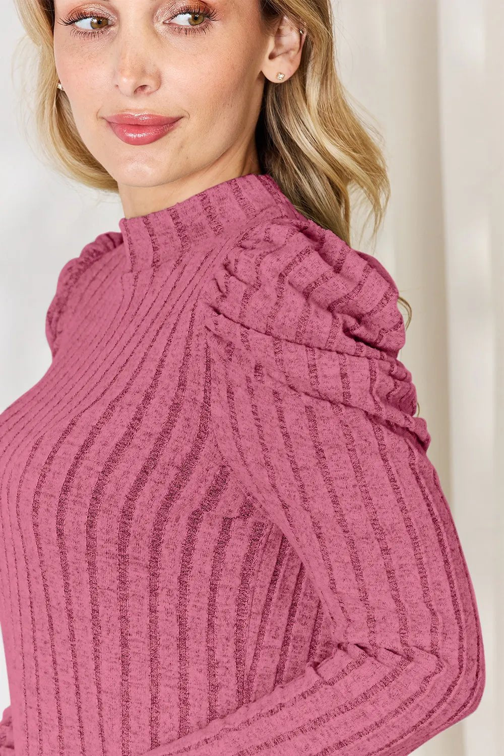 Charli Long Sleeve Top - Rust - Go-Dolly
