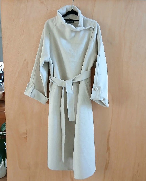 Cleo Wool Blend Jacket - Ivory - Go - Dolly
