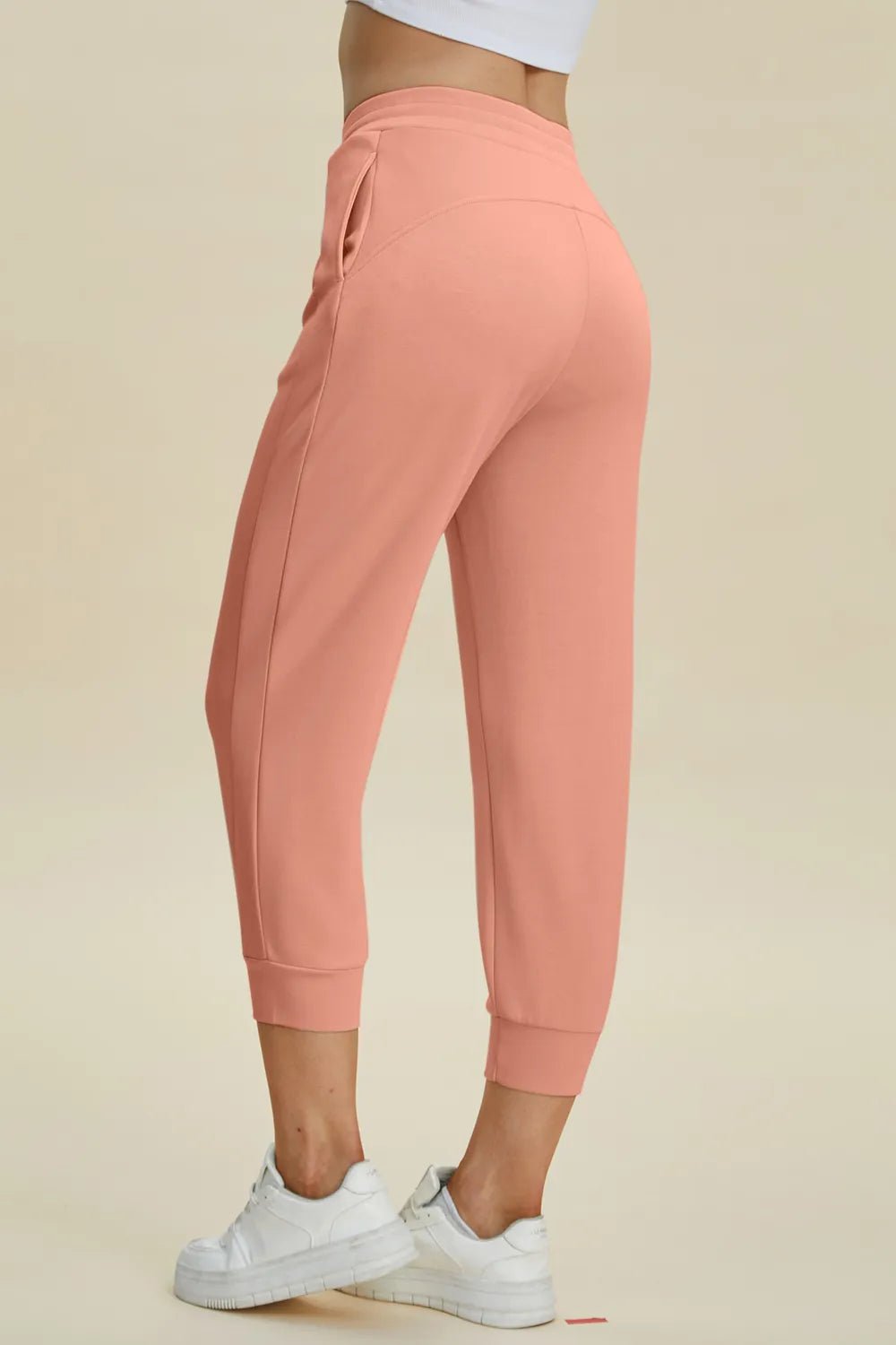 Cuba High Waisted Cropped Pants - Pink - Go - Dolly