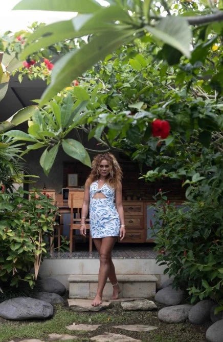 Daisy Mini Dress - Leilani Print - Go - Dolly