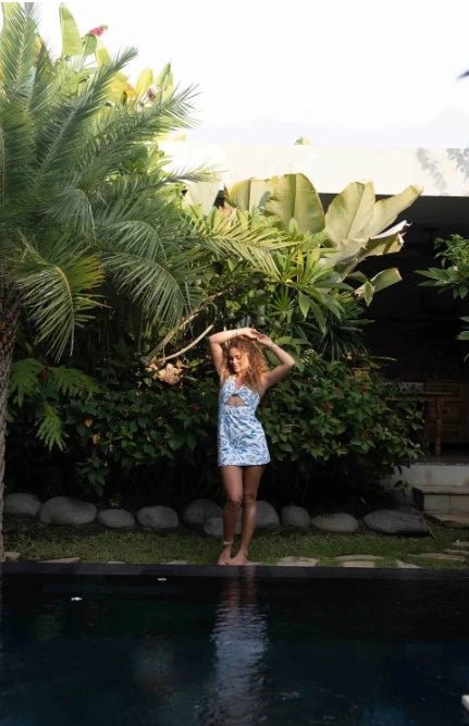 Daisy Mini Dress - Leilani Print - Go - Dolly