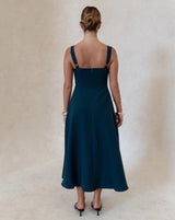Danielle Midi Dress - Green - Go - Dolly