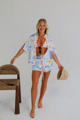 Full-length image of the Dinner Date Two Piece Set styled casually for summer.