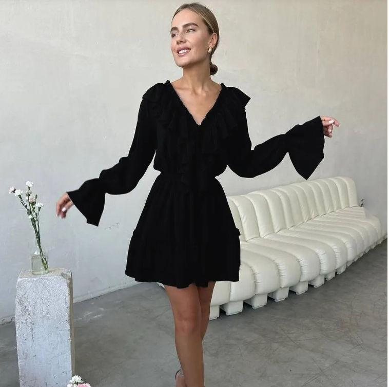 Anya Long Sleeve Mini Dress