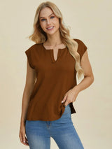Earth & Amber Top - Caramel - Go - Dolly