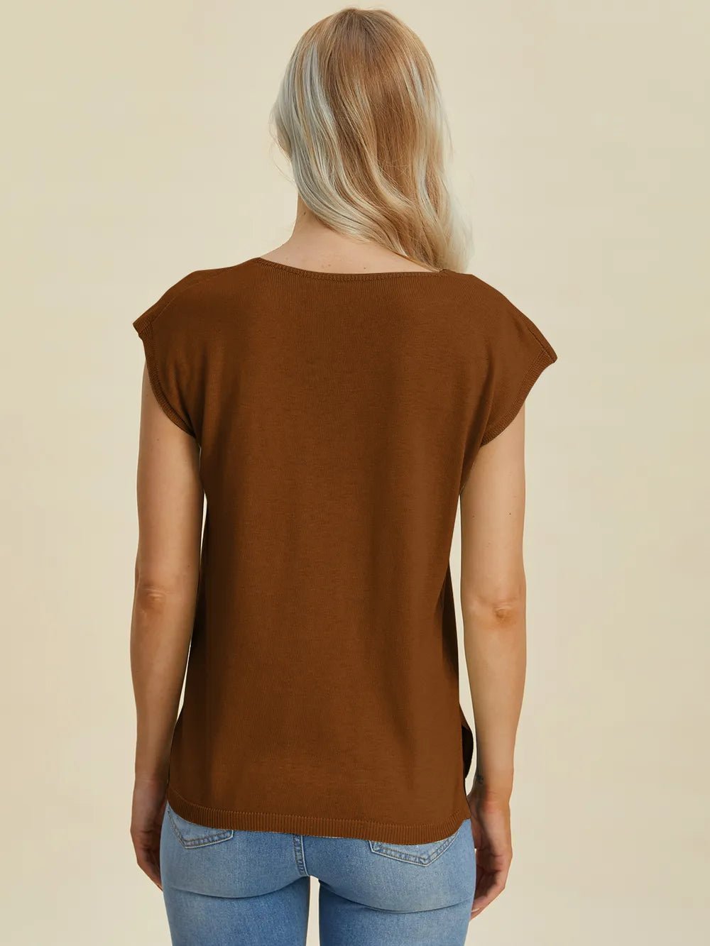 Earth & Amber Top - Caramel - Go - Dolly