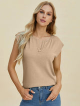 Earth & Amber Top - Caramel - Go - Dolly