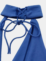 Elektra Backless Maxi Dress - Royal Blue - Go - Dolly