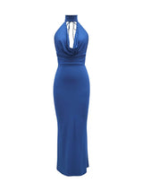 Elektra Backless Maxi Dress - Royal Blue - Go - Dolly