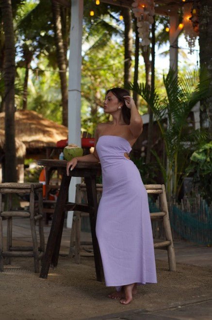 Fantasy Midi Dress - Lilac - Go - Dolly