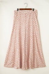 Floral Wide Leg Pants - Apricot - Go - Dolly