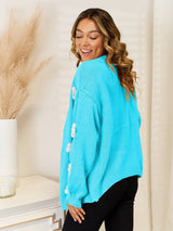 Florence Dropped Shoulder Cardigan - Lavender - Go-Dolly