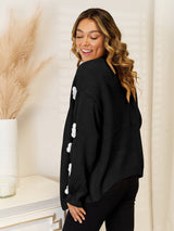 Florence Dropped Shoulder Cardigan - Lavender - Go-Dolly