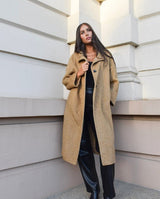 Freya Wool Blend Jacket - Mustard - Go - Dolly