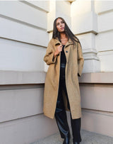 Freya Wool Blend Jacket - Mustard - Go - Dolly