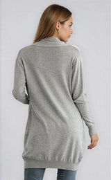 Georgia Long Sleeve Cardigan - Blue - Go - Dolly