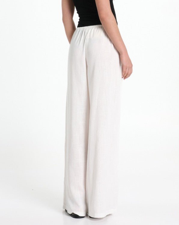 Ginny Relaxed Fit Pants - Cloud White - Go-Dolly