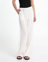 Ginny Relaxed Fit Pants - Cloud White - Go-Dolly