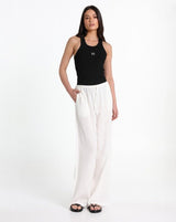 Ginny Relaxed Fit Pants - Cloud White - Go-Dolly