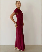 Gretchen Maxi Dress - Mulberry - Go - Dolly