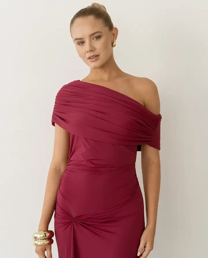 Gretchen Maxi Dress - Mulberry - Go - Dolly