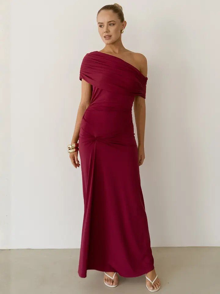 Gretchen Maxi Dress - Mulberry - Go - Dolly