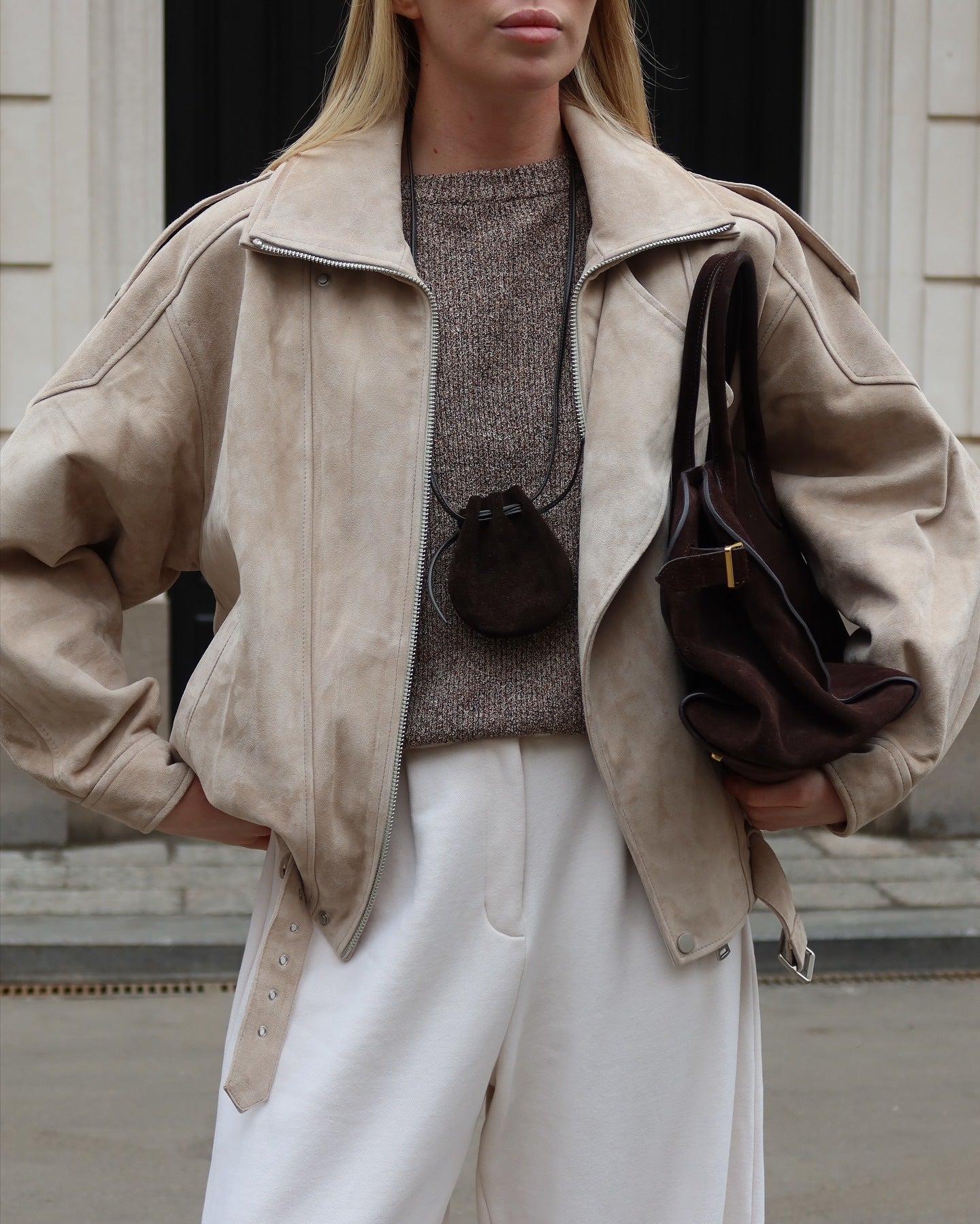 Hudson Bomber Jacket - Brown - Go - Dolly