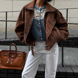 Hudson Bomber Jacket - Brown - Go - Dolly