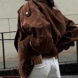 Hudson Bomber Jacket - Brown - Go - Dolly