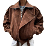 Hudson Bomber Jacket - Brown - Go - Dolly